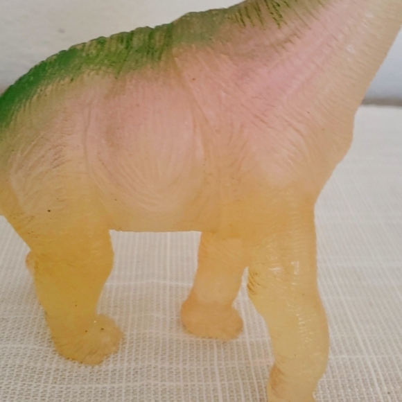 Vintage Translucent  Neon Glowing Brachiosaurus Dinosaur - Picture 8 of 8